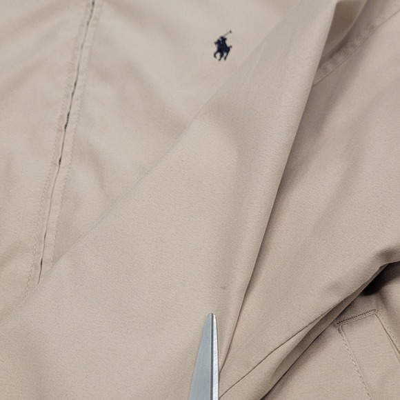 Polo Ralph Lauren Jacket Mens XL Beige Bi-Swing Bomber Collared Plaid Lined - Picture 4 of 15
